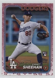 2024 Topps Japan Edition Cherry Blossom /99 Emmet Sheehan #127 Rookie RC - Picture 1 of 3