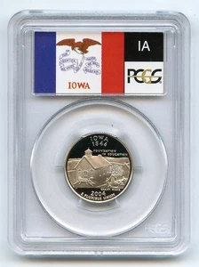 2004 S 25C Clad Iowa Quarter PCGS PR70DCAM - Picture 1 of 2