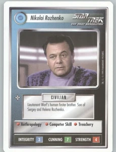 Nikolai Rozhenko | Star Trek CCG 1994 White Border | Near Mint - Bild 1 von 2
