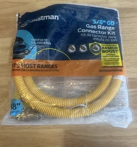 Conector de aparato de gas inoxidable con recubrimiento epoxi Eastman 30YE5448 5/8" X 48" - Imagen 1 de 2