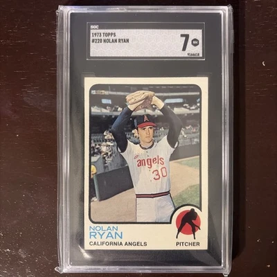 1973 Topps Nolan Ryan #220 - California Angels - SGC 7 Foto 1 de 2