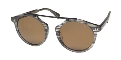NUEVO JOHN VARVATOS SJV568 GAFAS DE SOL REDONDAS JAPÓN MUJER GRIS CUERNO BORDE COMPLETO GRIS Foto 1 de 4
