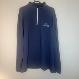 Rhoback Fleece Herren 2XL blau Ohio Flagge 1/4 Reißverschluss Pullover Langarm sportlich - Bild 1 von 11