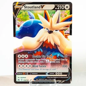 Pokemon TCG Stoutland V - 116/159 - Crown Zenith - NM - Holo Rare - - Picture 1 of 2