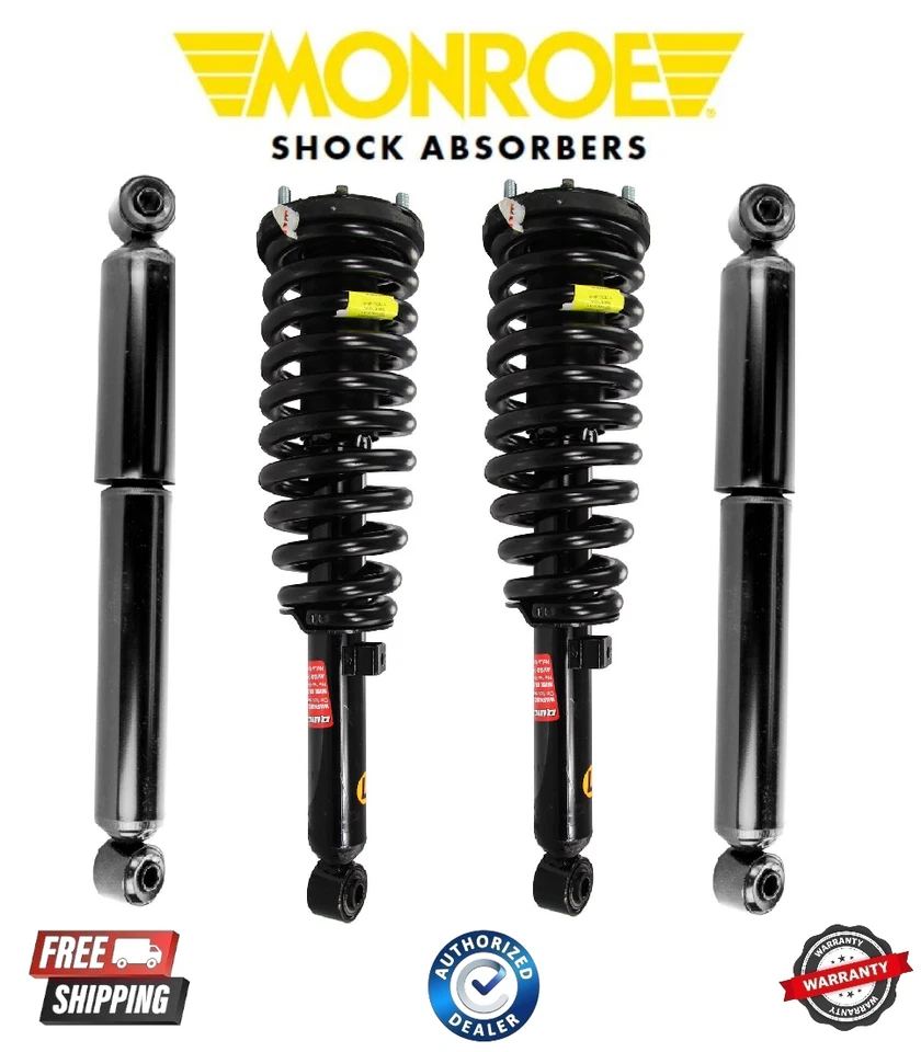 完整梦露前线圈弹簧和后减震器适合 03-06 起亚索伦托 4WD — 第 1/1 张图片