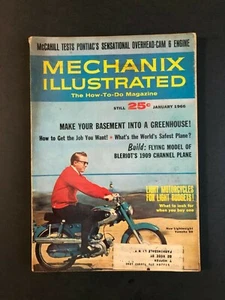 Mechanix Illustrated January 1966 Basement Greenhouse - Picture 1 of 2