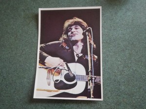 PANINI PICTURE POP 1974 COLIN BLUNSTONE VERY RARE TOP SELLERS STICKER CARD