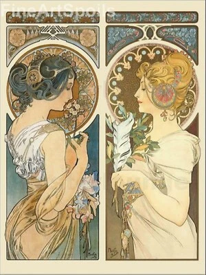 Póster de pared Art Deco Art Nouveau • Impresión A4 Foto 1 de 4