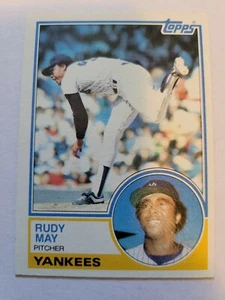 1983 TOPPS RUDY MAY #408 NM - Picture 1 of 1