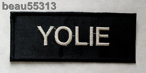 ⭐""YOLIE"" CHAQUETA CHAQUETA CAMISA MOTOCICLISTA NOVEDAD PARCHE - Imagen 1 de 1