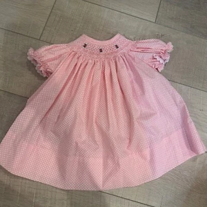Gesmoktes Kleid Mädchen Größe 3M gesmokt rosa - Bild 1 von 7