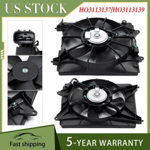 2PCS Engine Radiator Cooling Fan Assembly L+R for 2016-2018 Honda HR-V HO3113139 - Picture 1 of 12