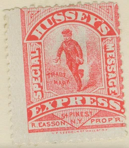 Hussey's Special Message Express Used Stamp Hinged NEW PHOTO ADDED - Picture 1 of 2