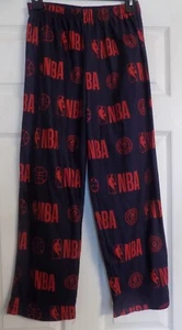 Boy's NBA Basketball Sleep Pajama Lounge Pants Size L 14-16 - Picture 1 of 5