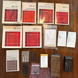 HP-41CV Calculator w/ Time & Securities Pac – Manuals, Box, Case, WORKING - Picture 1 of 17