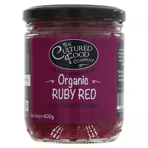 Cultured Food Company | Raw Ruby Red Sauerkraut | 1 x 400g - Picture 1 of 3