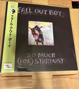 #226/300 Fall Out Boy So Much For Stardust Vinyl Coke Bottle Green Assai Obi LP - Picture 1 of 2