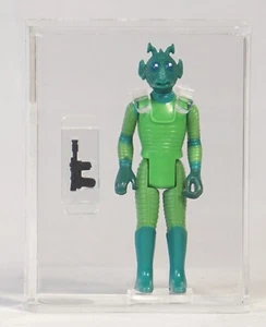 1978 Kenner Graded Vintage Star Wars Greedo COO 2-LINE CMFGI HK 75+ CAS - Picture 1 of 3