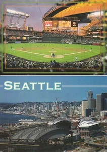 (2) American League Seattle Mariners Safeco Field Baseball Stadium Postcards #1 - Picture 1 of 2