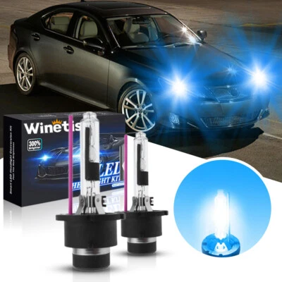 Ice Blue 8000K D2R Low Beam HID Xenon For LEXUS IS300 2001-2005 Headlight Bulbs - Image 1 of 4