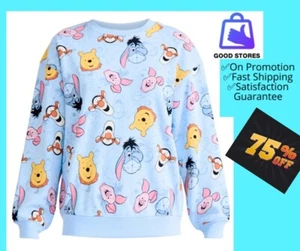 Winnie the Pooh & Friends Mujer TALLA 2XS (00) Sudadera Gráfica AZUL - Imagen 1 de 18