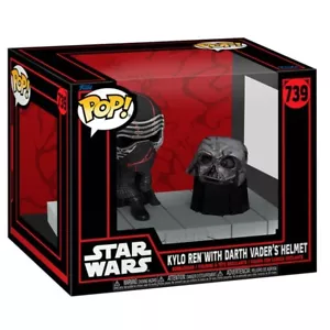 Figura Pop Deluxe Star Wars Kylo Ren With Darth Vader Helmet - Imagen 1 de 1