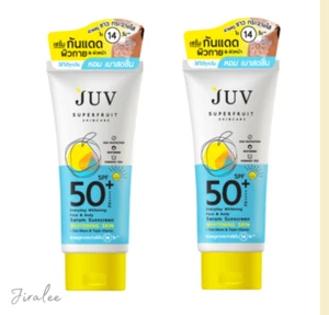 2 x JUV Whitening Face & Body Serum Sunscreen SPF 50+ PA++++ Skin Smooth 150 ml - Picture 1 of 5