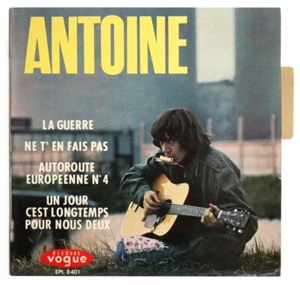 NM ANTOINE La guerre freakbeat french 1965 BIEM vogue EPL 8401 EP TAG LANGUETTE - Picture 1 of 3