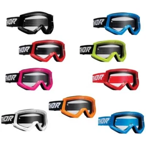 2024 Thor Combat Racer Youth/Kids MX Motocross Offroad ATV Goggles - Pick Color - Picture 1 of 19