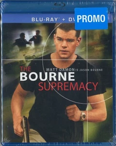 THE BOURNE SUPREMACY (Blu-Ray + DVD 2010 PROMO) Matt Damon - BRAND NEW Sealed - Imagen 1 de 1