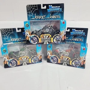 Lot of 3 Jesse James DIABLO STYLE West Coast Choppers Muscle Machines 1:18 NEW - Picture 1 of 9