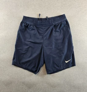 Nike Court Flex Ace Tennis Shorts Mens L Navy Blue Dri Fit Lightweight Pocket - Picture 1 of 12