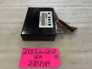 08 09 PONTIAC G8 GT OEM BCM BODY CONTROL MODULE 25847589 - Picture 1 of 12
