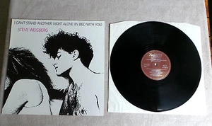 DISQUE VINYLE 33T LP/ STEVE WEISBERG "I CAN'T STAND ANOTHER NIGHT ALONE" 1986 - Imagen 1 de 2