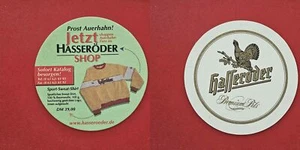 Hasseroder Prost Auerhahn! Brauerei Bierdeckel Coaster Beermat - Picture 1 of 1