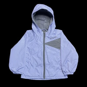 COLUMBIA Girls 4T Toodler Purple Windbreaker - Picture 1 of 9