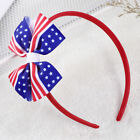 4Th Of July Hair Bow Bows For Hairpin Accessories America Flag Hairclips