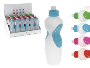Sports Water Bottle 675ML Drinks Bottle Camping Hiking Cycling Easy Grip - Picture 1 of 1