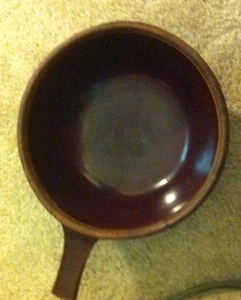 MarCrest Vintage Ovenproof Stoneware Brown Pot Bowl Cookware with Handle - Picture 1 of 1