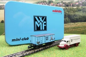 Märklin mini-club escala Z 80021 vagón museo 2010 vagón de mercancías + camión Krupp WMF ¡NUEVO! - Imagen 1 de 10