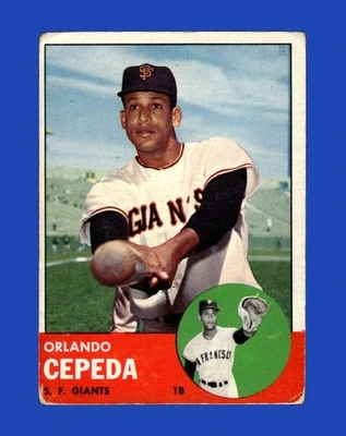 1963 Topps Set-Break #520 Orlando Cepeda LOW GRADE *GMCARDS* - Image 1 of 2