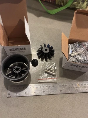 Dos 64 mm NOS Edf para ventilador por conductos a chorro Balsa modelo avión R/c Foto 1 de 4