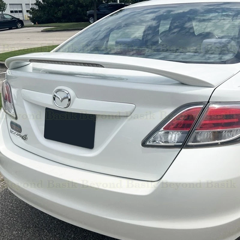 Se adapta a Mazda 6 2009-2013 sedán estilo de fábrica alerón trasero del maletero con imprimación en L Foto 1 de 1