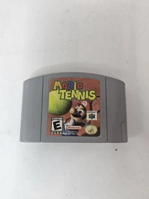 Mario Tennis Nintendo 64/N64 - Authentic Cartridge, Tested & Working - Free Ship - Image 1 of 2