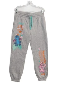 Disney Lilo & Stitch Graphic Woman Joggers With Drawstring Waist Gray Size L (11 - Picture 1 of 8