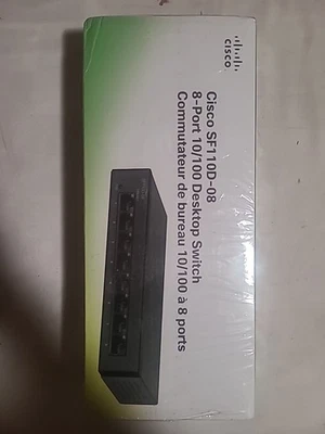 Cisco SF110D-08HP 8 Port Rack Mountable Switch New Unopened - Image 1 of 2
