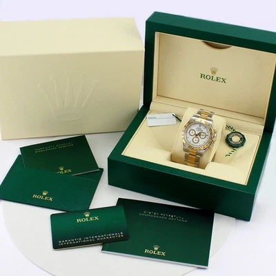 Rolex Cosmograph Daytona 126503 White Dial Steel 18K Gold Box Warranty Card - Image 1 of 4