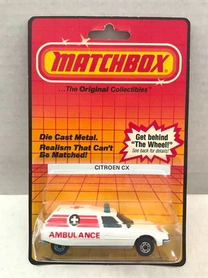 Matchbox Lesney England MB 12 CITROEN CX Ambulance - Rare 1983 Sealed BP - Image 1 of 4