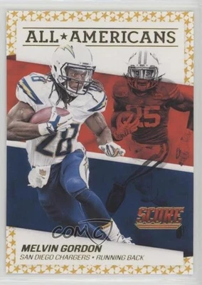 2016 Score All-Americans Gold Melvin Gordon #2 - Image 1 of 2