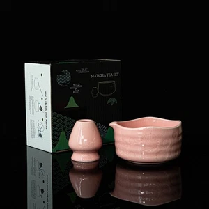 Solid Color Matcha Whisk Holder Flower Japanese Tea Set Matcha Bowl  Tea Lovers - Picture 1 of 22